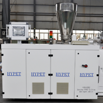 Купить Shenzhen HYPET Twinc Conic Scrwe Extruder Machine Parallel Twin Screw Extruder Machine Double Screw Extruder Machine online manufacture