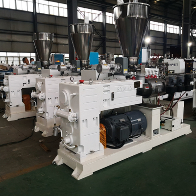 Купить Shenzhen HYPET Plastic Extruder Machine Parallel Twin Screw Plastic Extruder Machine Plastic Extruders Machine online manufacture