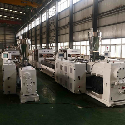 Купить Shenzhen HYPET WPC Cladding Wall Panel Interior Great Board with Laminating Pattern Extrusion Machine Making Production Line online manufacture