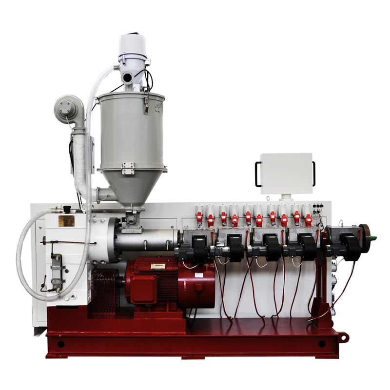скорость HYSJ65/33 55kw одношрубный экструдер для труб PPR/PPH Три слоя композитной трубы PPR