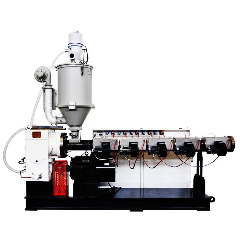Китай производит ПВХ HDPE PE PPR PS ABS одношрубный экструдер SJ65/30 37kw 110kg/h с эффективной коробкой передач